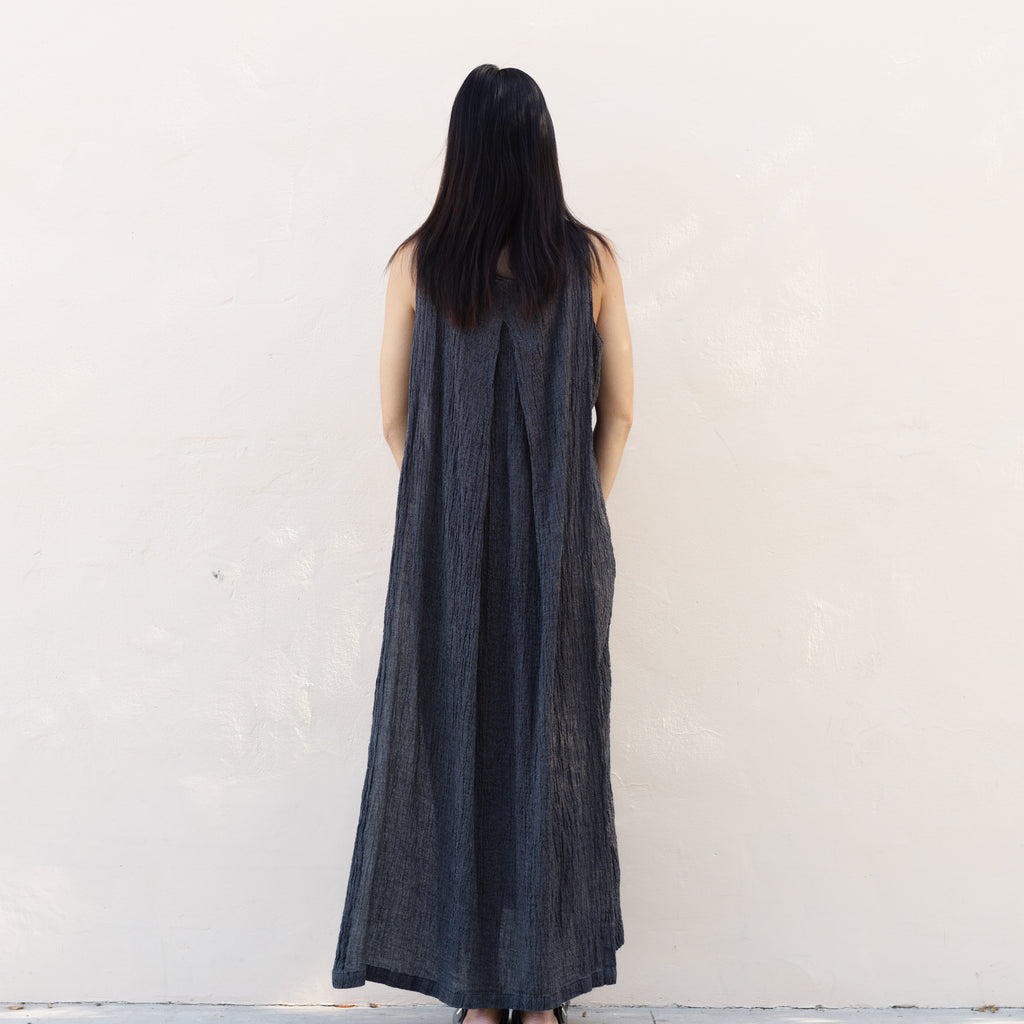 Obi Dress - Grey Navy