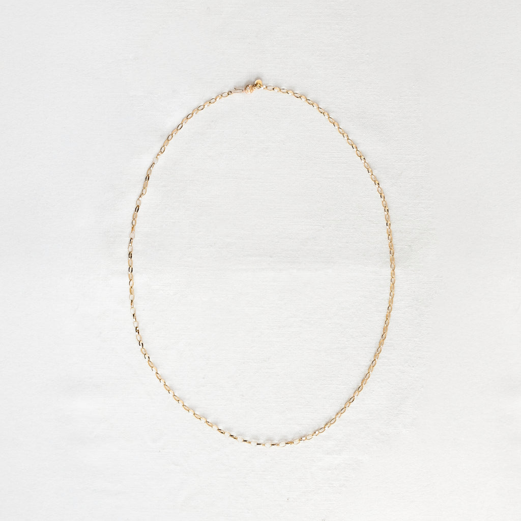 Dionysus Chain Necklace - 14K Rolo Chain Necklace