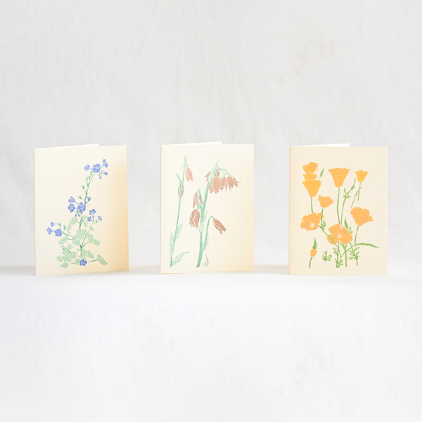 Charlotte Beavers Flower Cards - 5 Pack