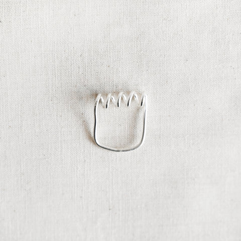 Silver Coil Ring