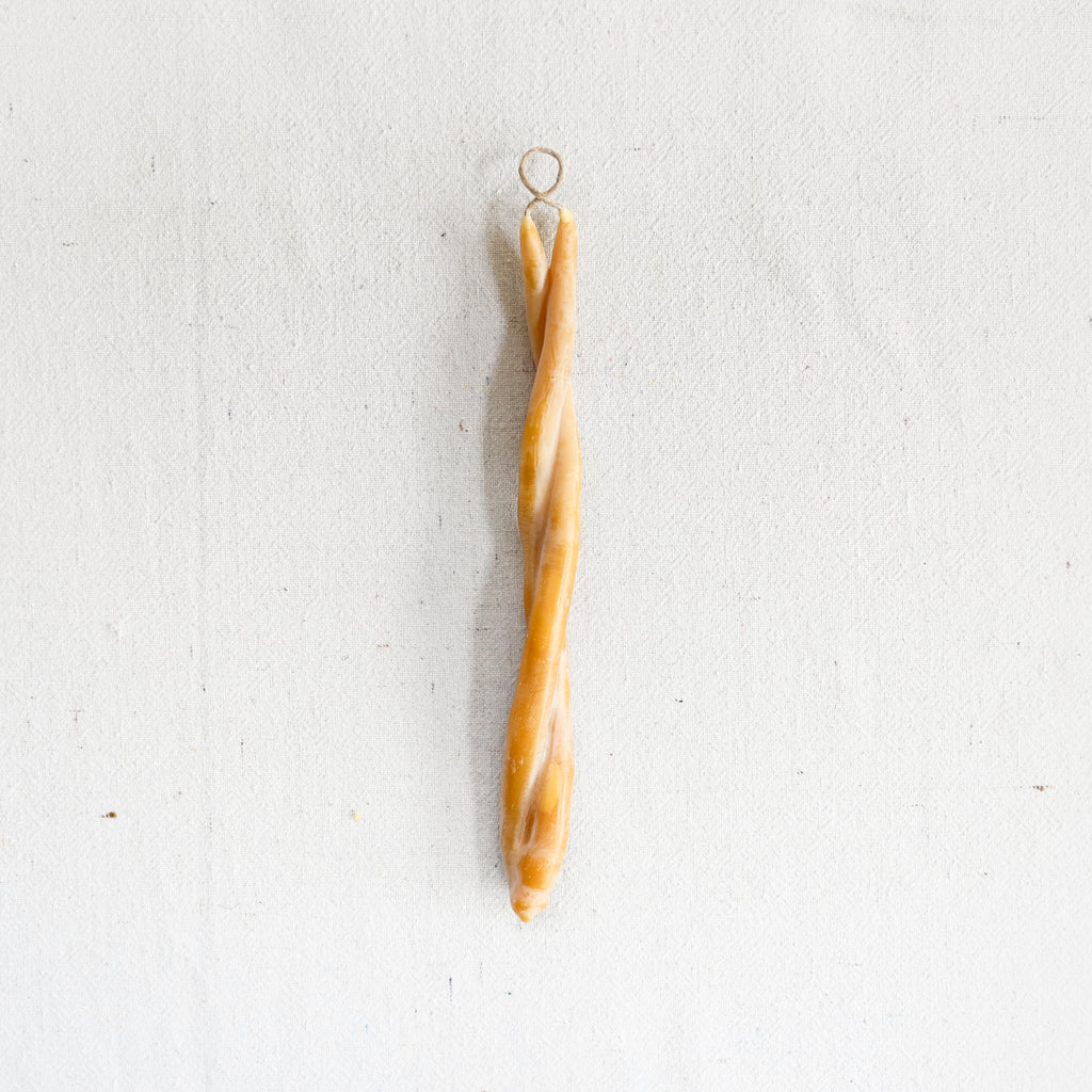 Beeswax Taper Candles - Wavy, Twisted, and Groove