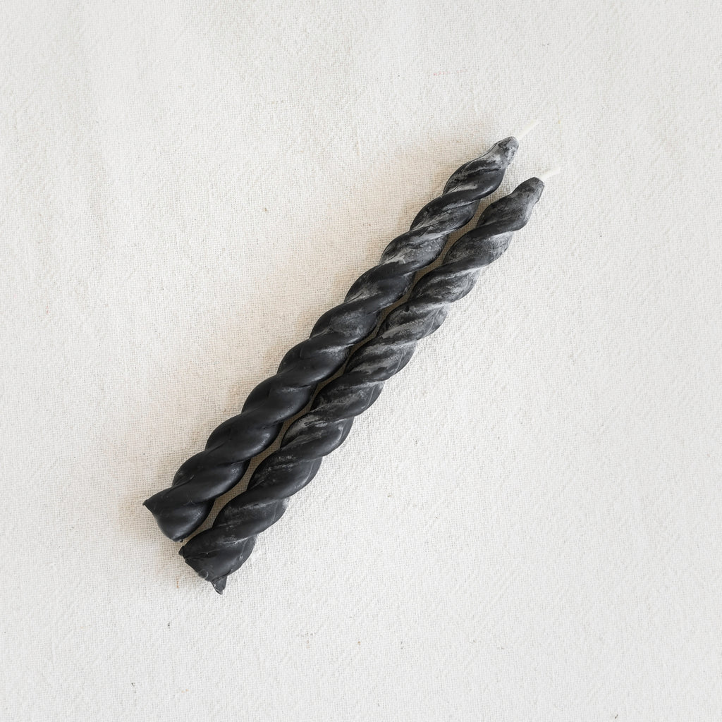 Spiral Tapered Beeswax Candle