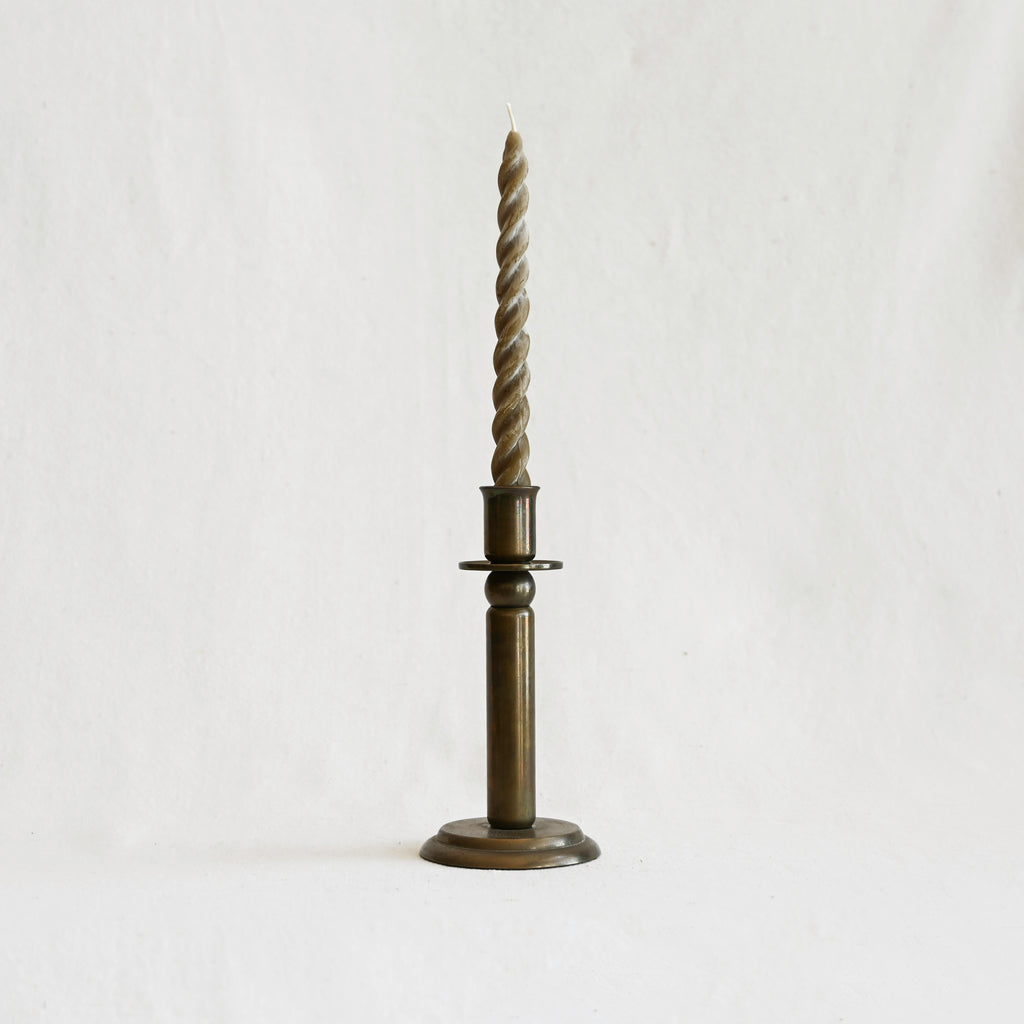 Spiral Tapered Beeswax Candle