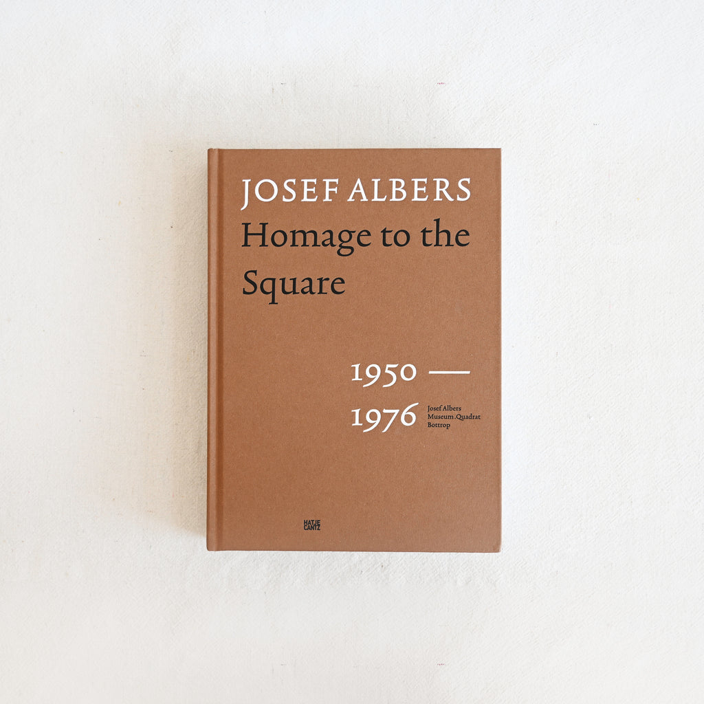 Josef Aber's Homage to the Square 1950-1976, brown cover 9" x 12" 355 pages.