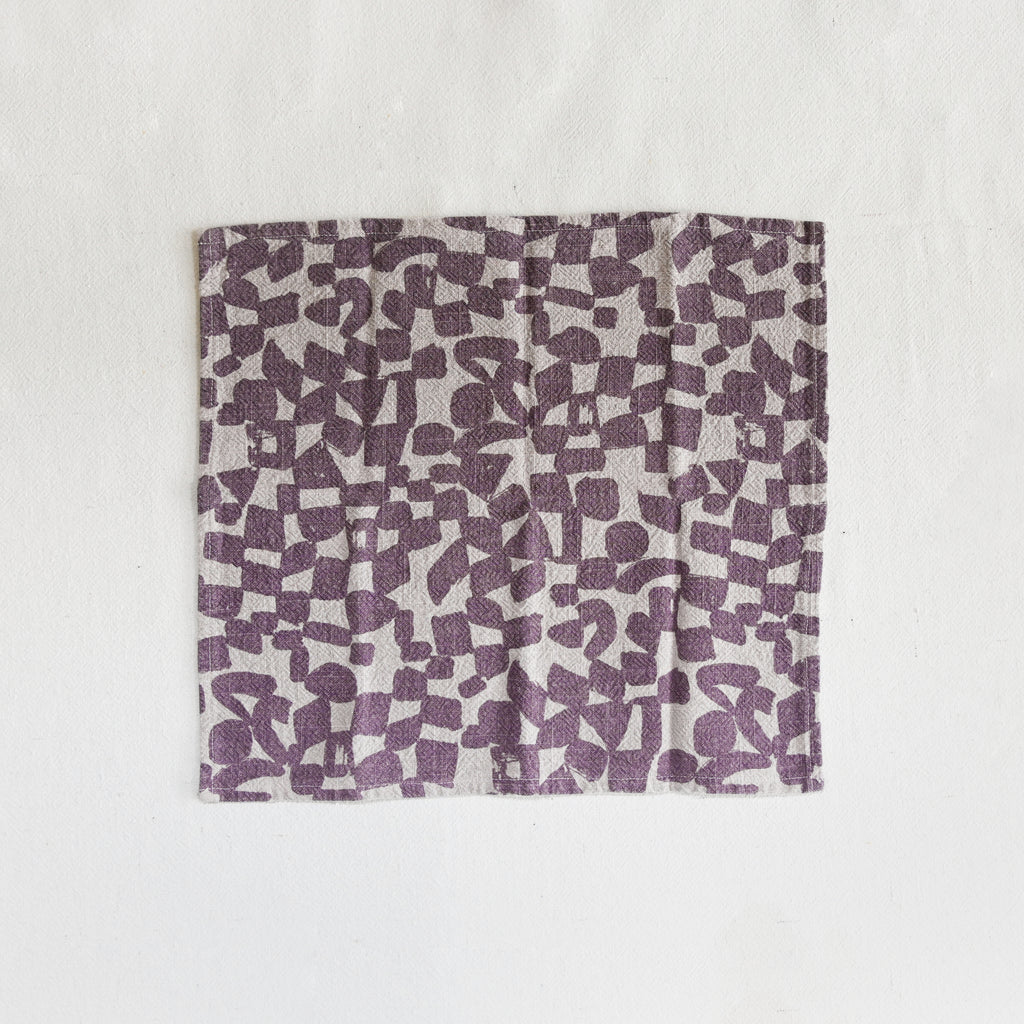 Textured Napkins - Checks - Moonbeam