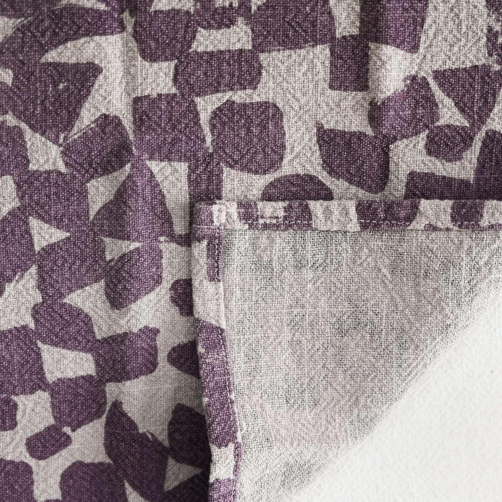 Textured Napkins - Checks - Moonbeam