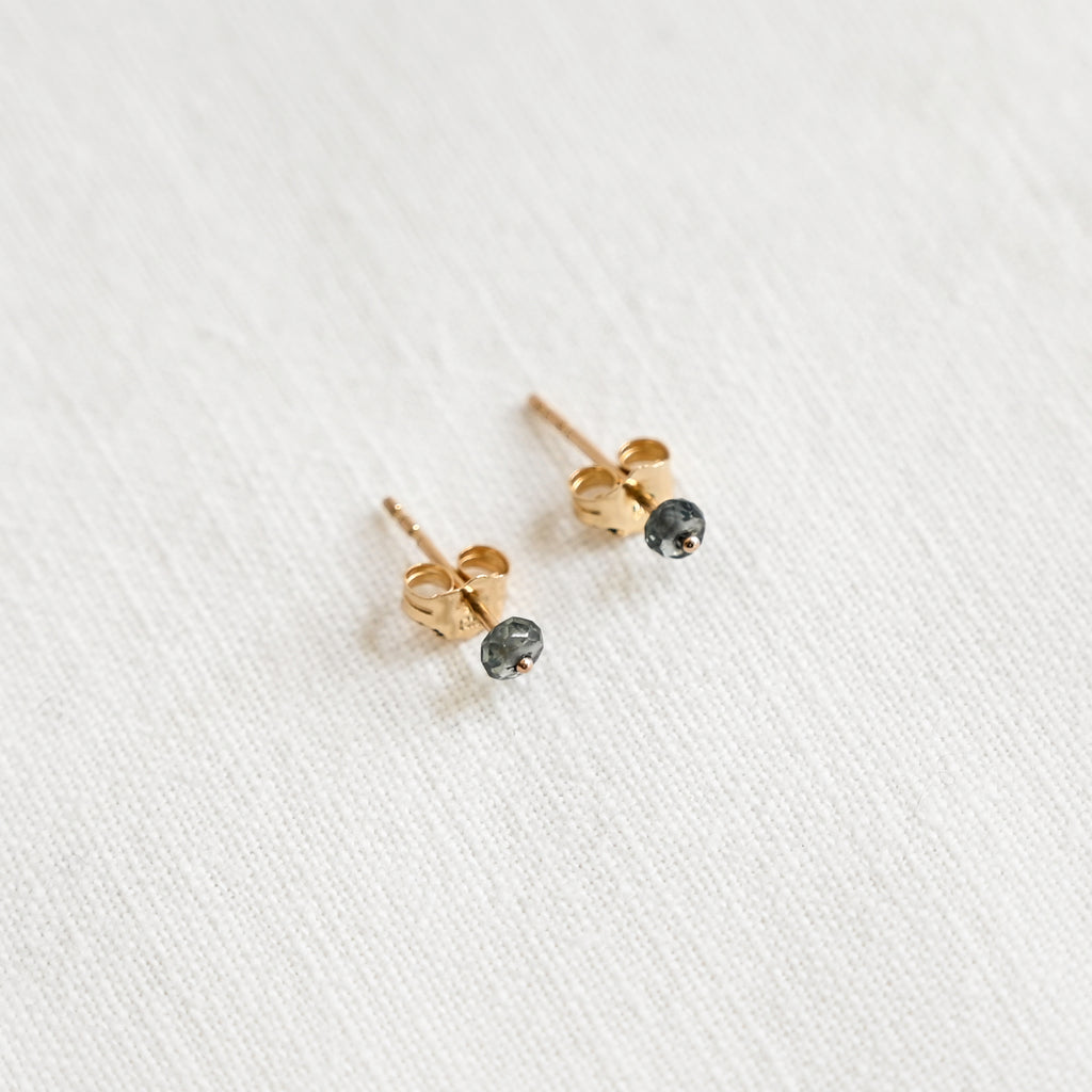 Sapphire Stud - Small Stone