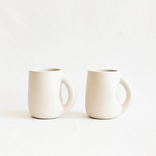 Tall White Mug