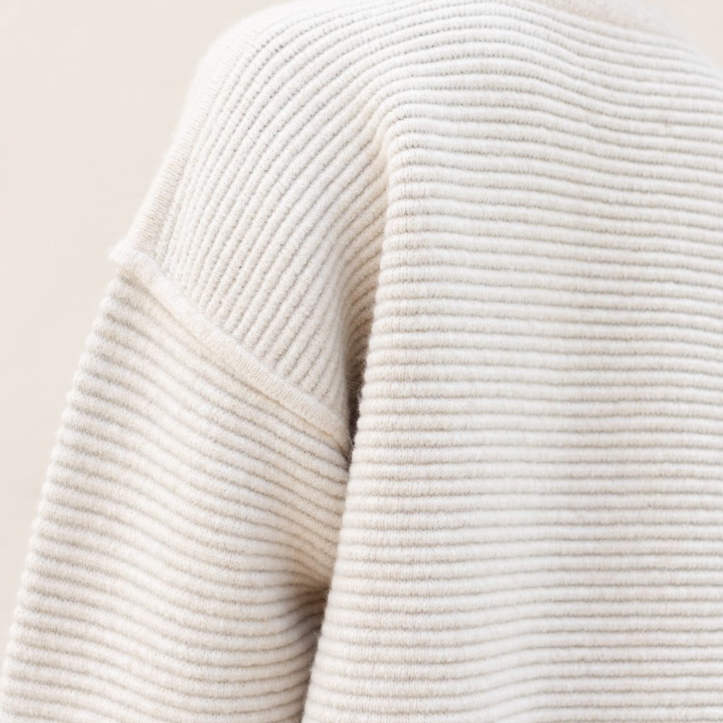 Ottoman Crewneck - Alabaster/Carrara