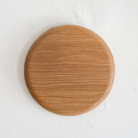 White Oak Rounded Circle Cutting Board