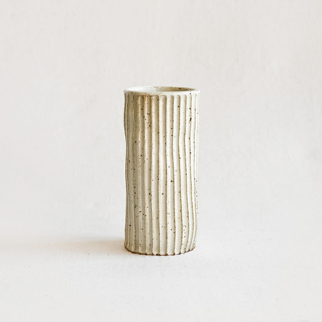 Column Vase - White