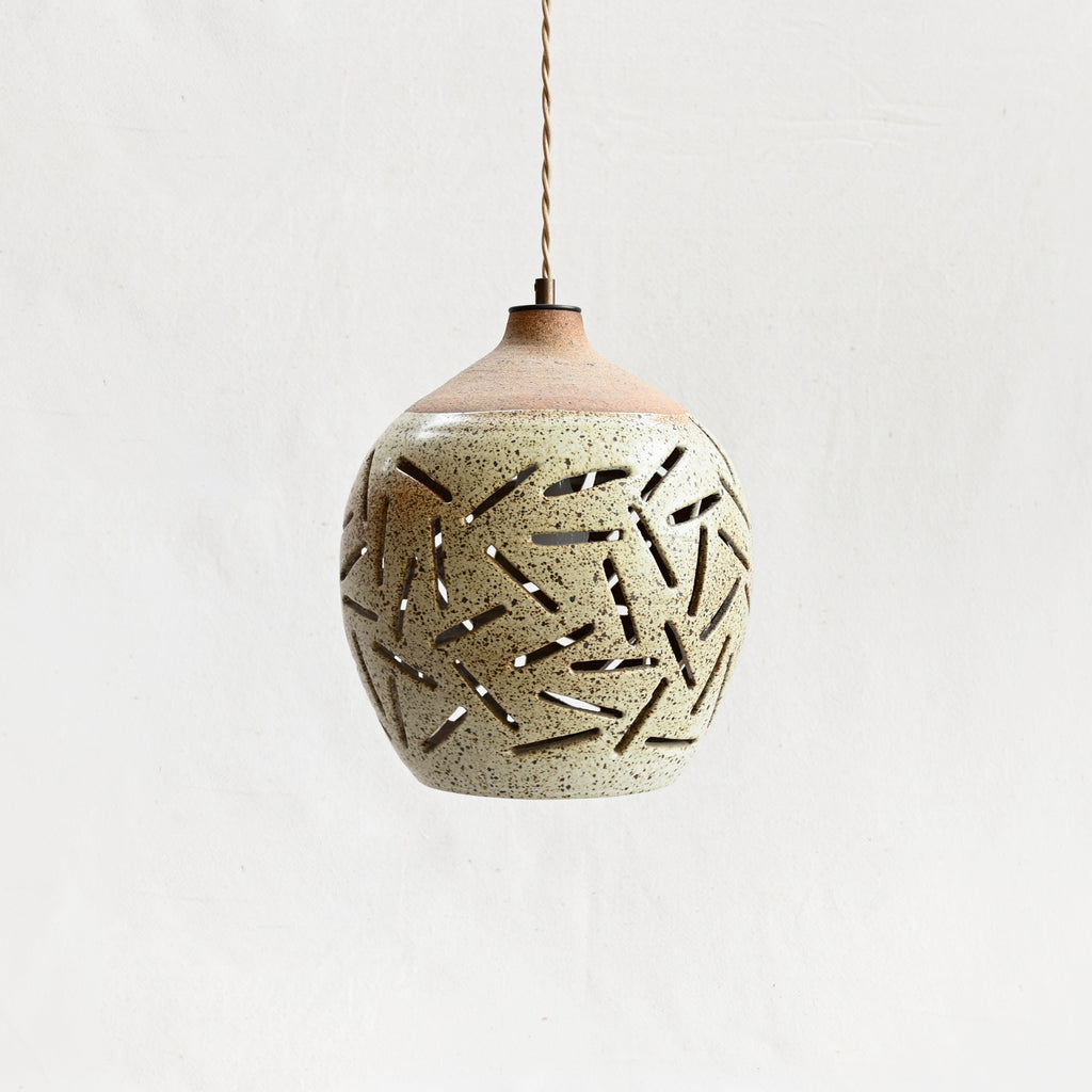 Heather Levine Hanging Lamp - XL - Dashes