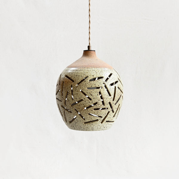 Heather Levine Hanging Lamp - XL - Dashes