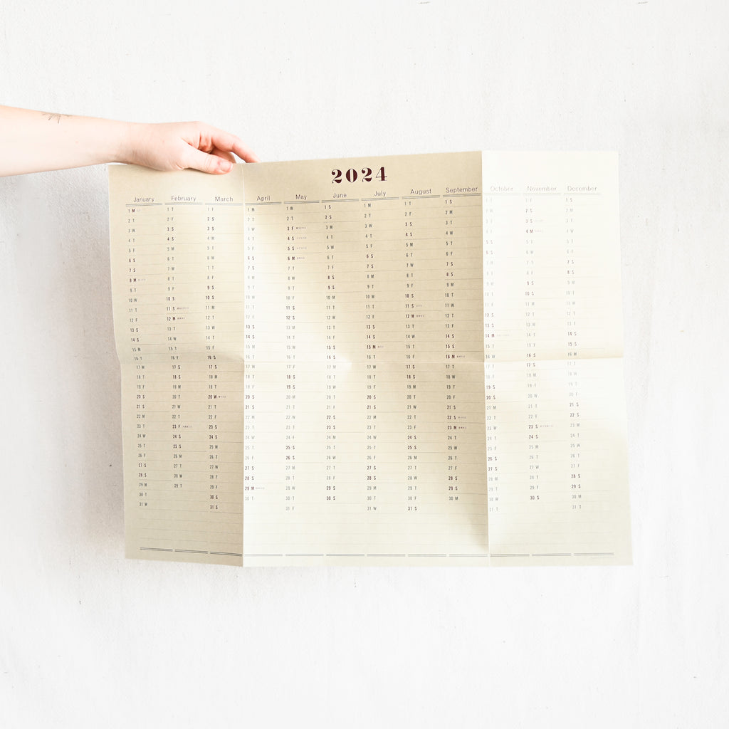 Postalo One Year Wall Calendar 2024 At General Store Postalo one year wall calendar 2024 at general store