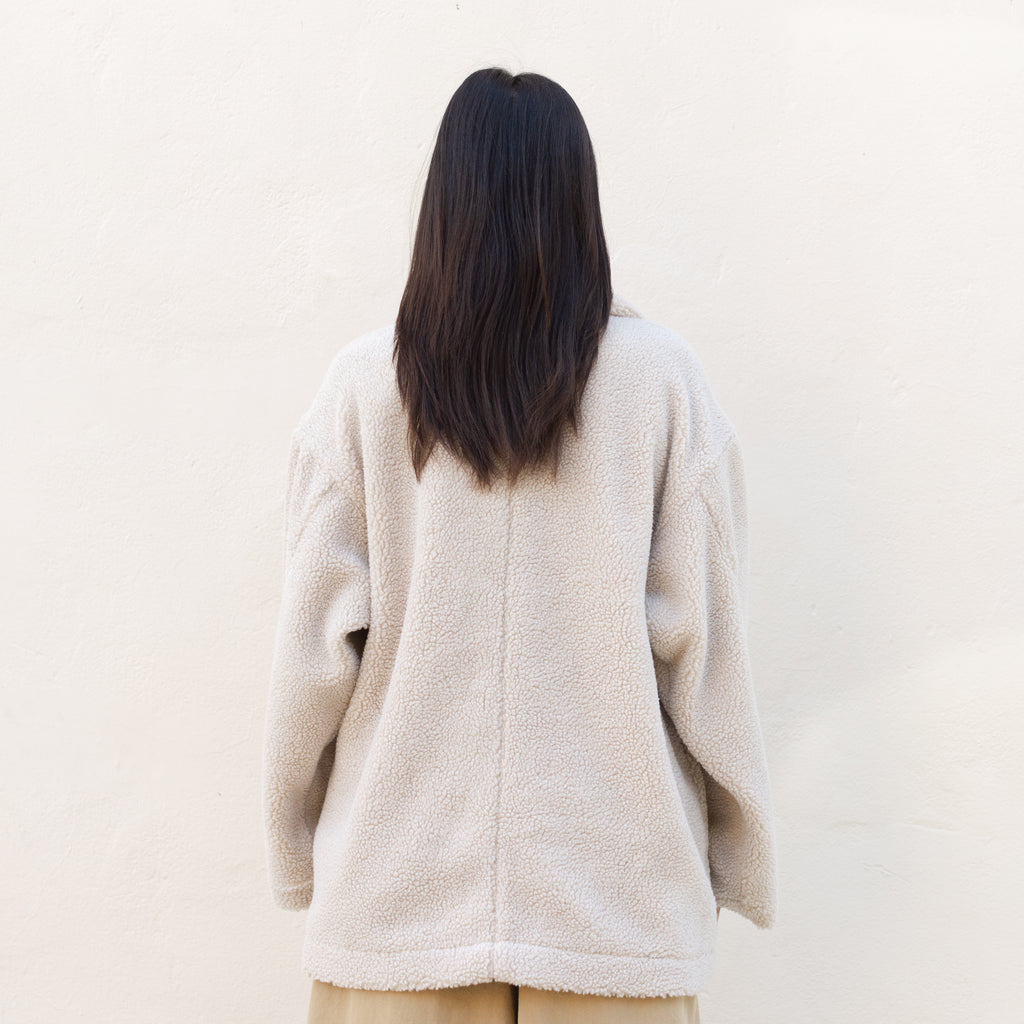 Sherpa Coat - Oatmeal