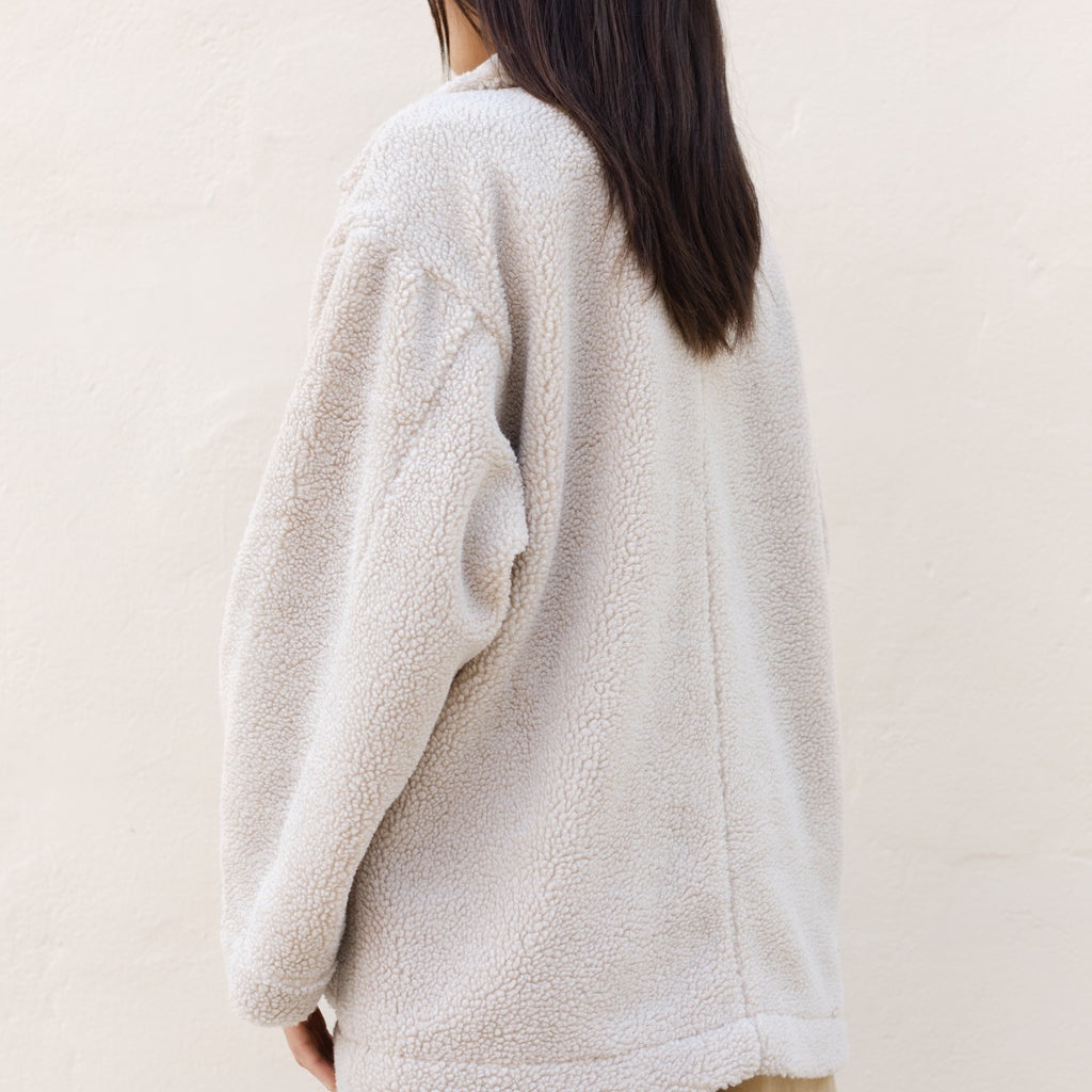 Sherpa Coat - Oatmeal