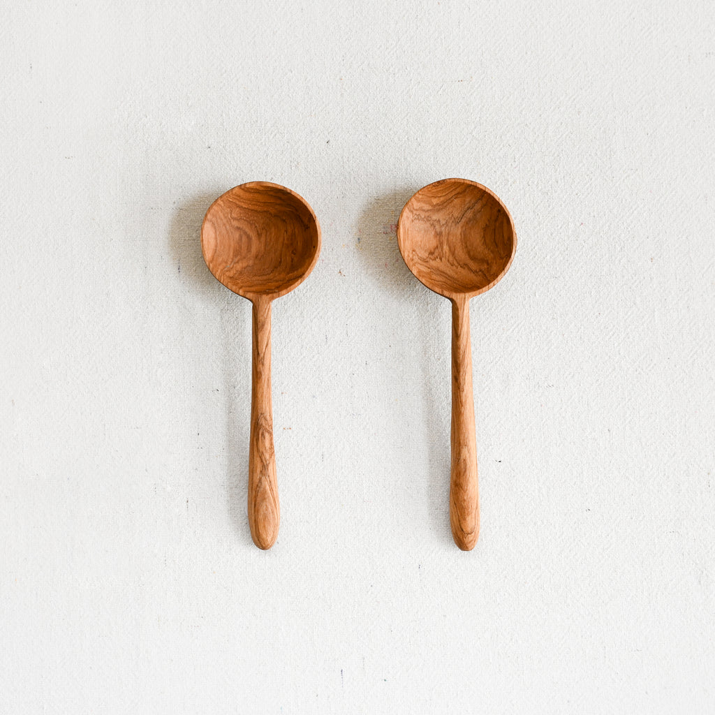 Wild Olive Wood Pendulum Spoons