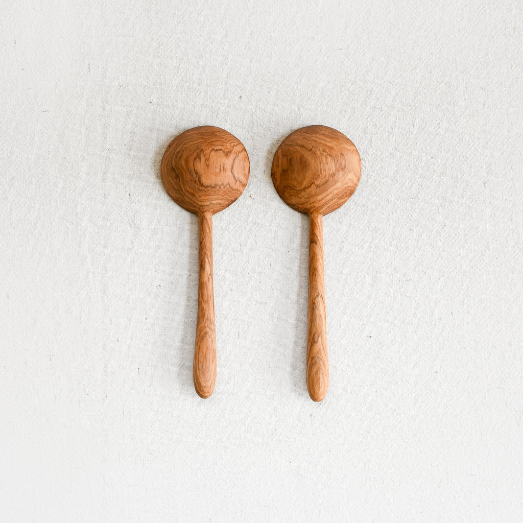 Wild Olive Wood Pendulum Spoons