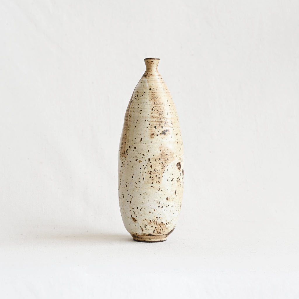 Tall Abstract Ceramic Bottle