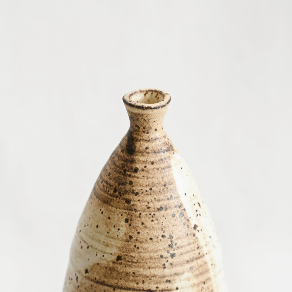 Tall Abstract Ceramic Bottle