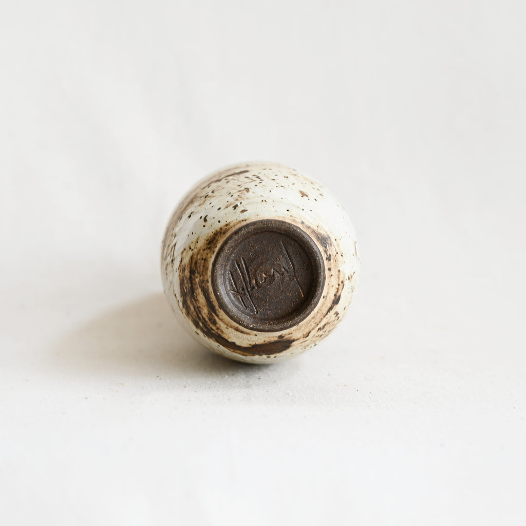 Tall Abstract Ceramic Bottle