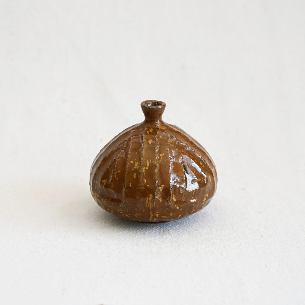 Weed Pot - Glossy Chocolate