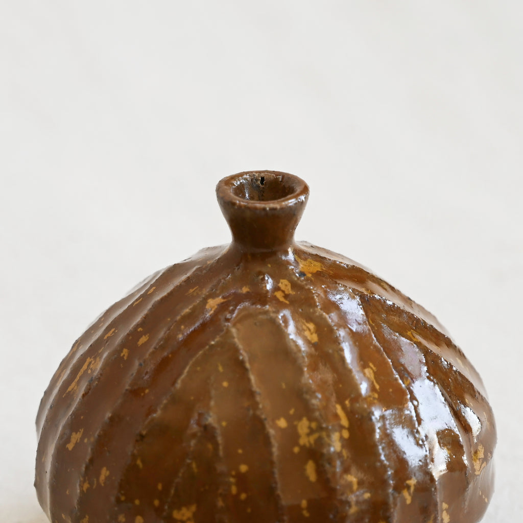 Weed Pot - Glossy Chocolate
