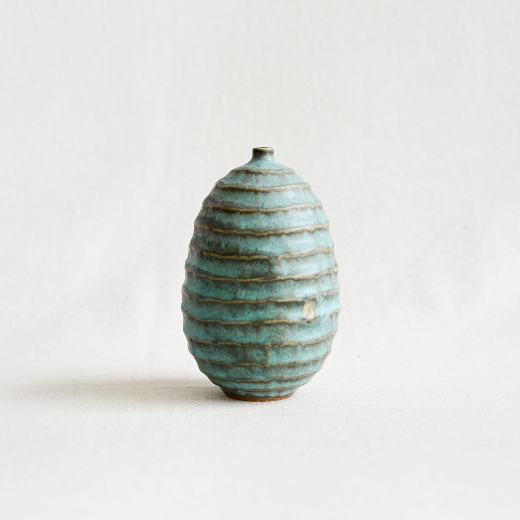 Small Turquoise Weed Pot