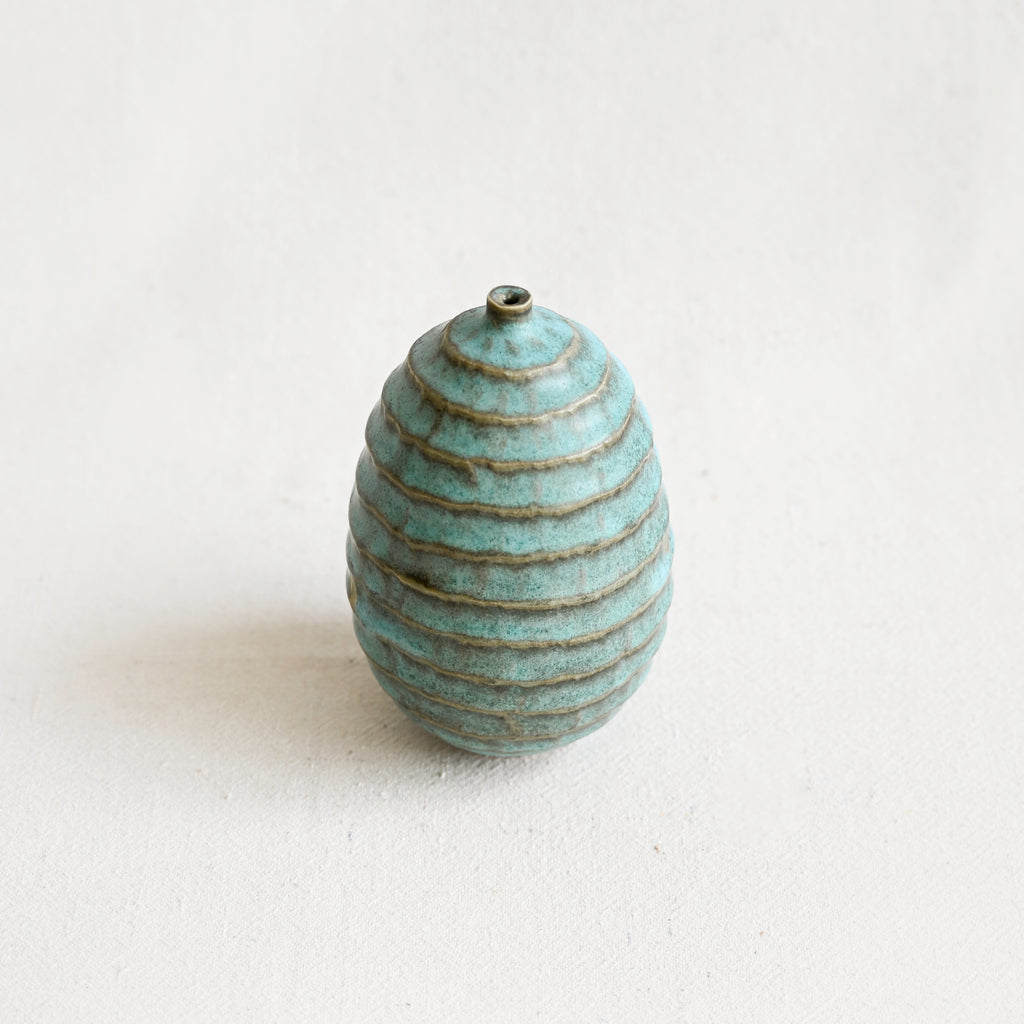 Small Turquoise Weed Pot