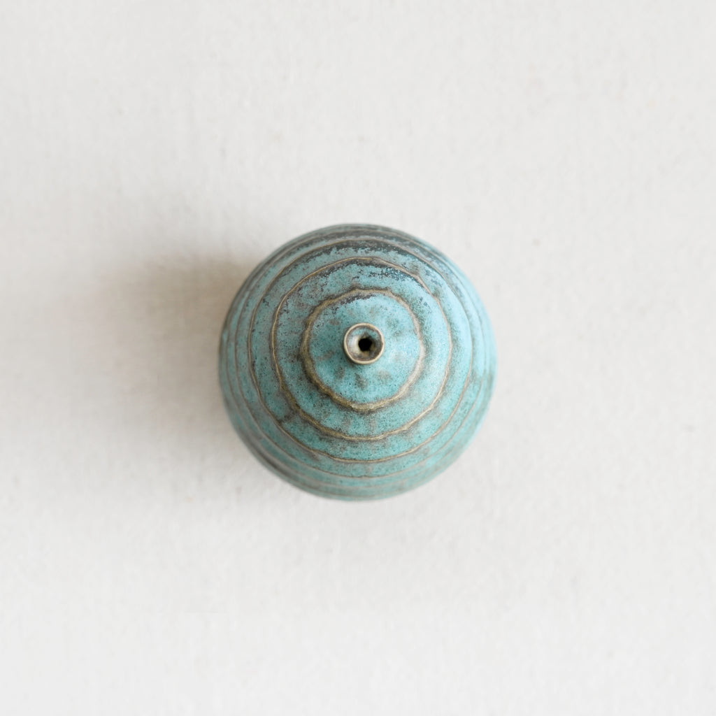 Small Turquoise Weed Pot