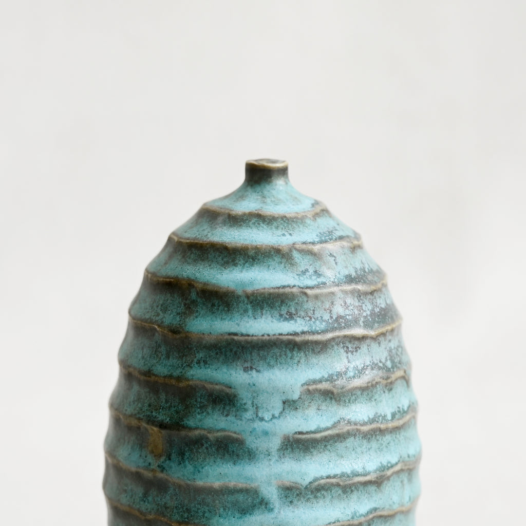 Small Turquoise Weed Pot