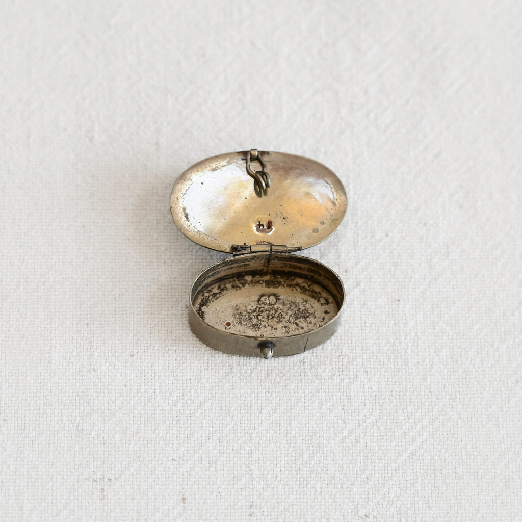 Vintage Abalone Pill Box