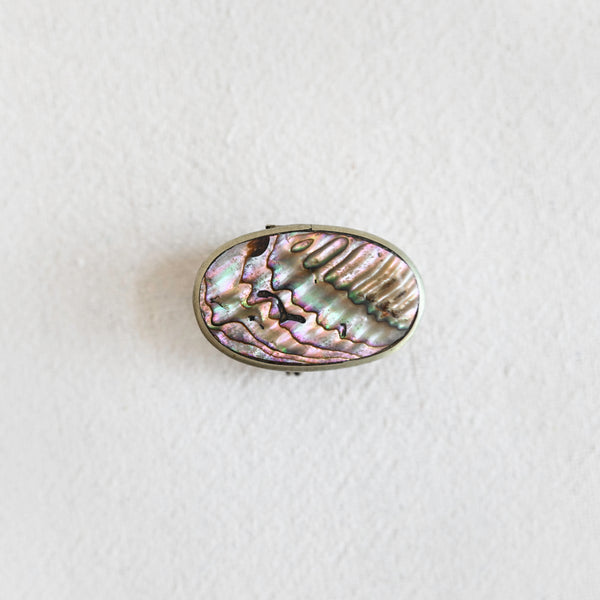 Vintage Abalone Pill Box