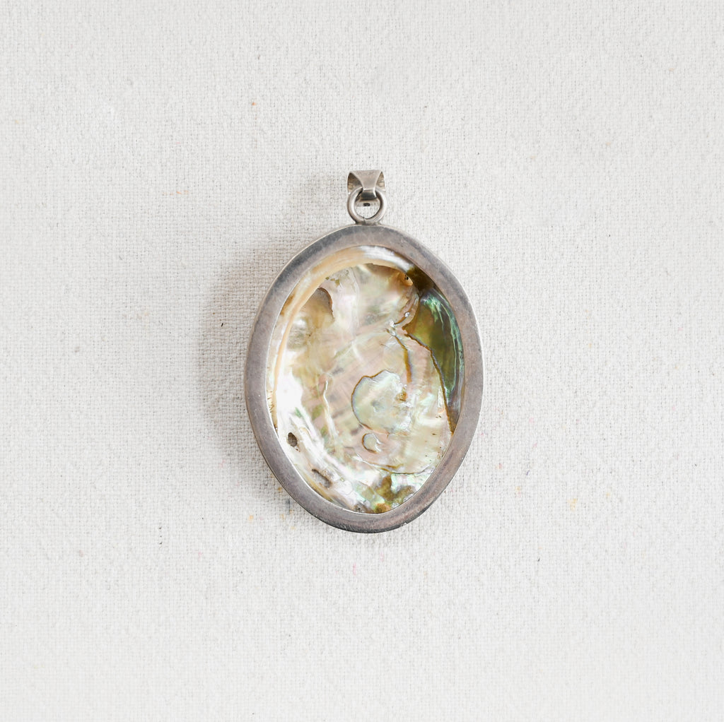 Vintage Abalone Shell Pendant