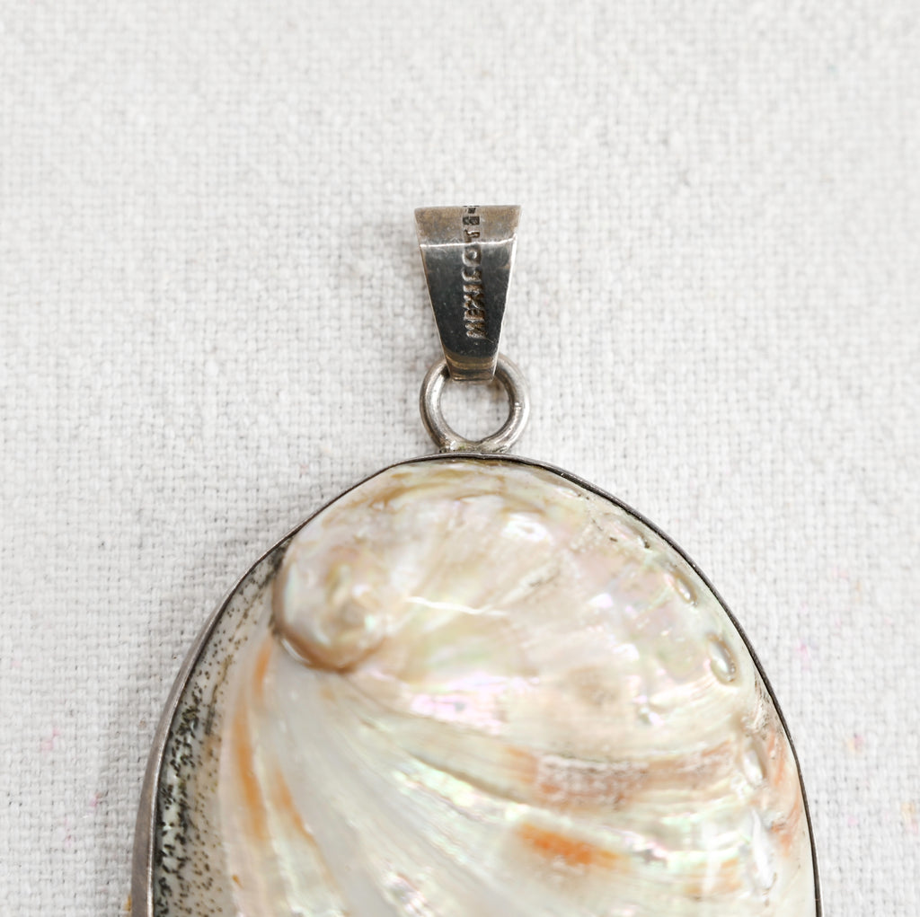 Vintage Abalone Shell Pendant