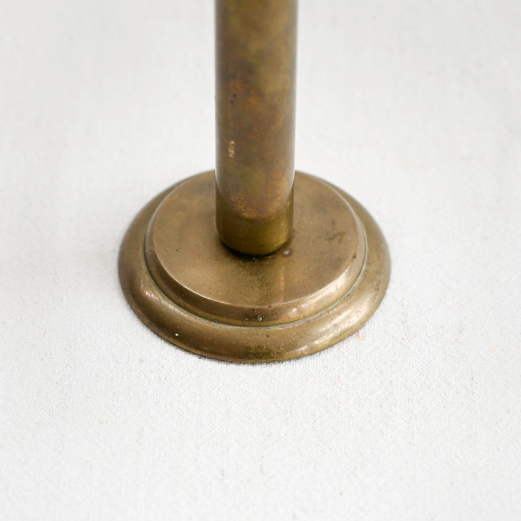 Vintage Brass Candlesticks - Pair
