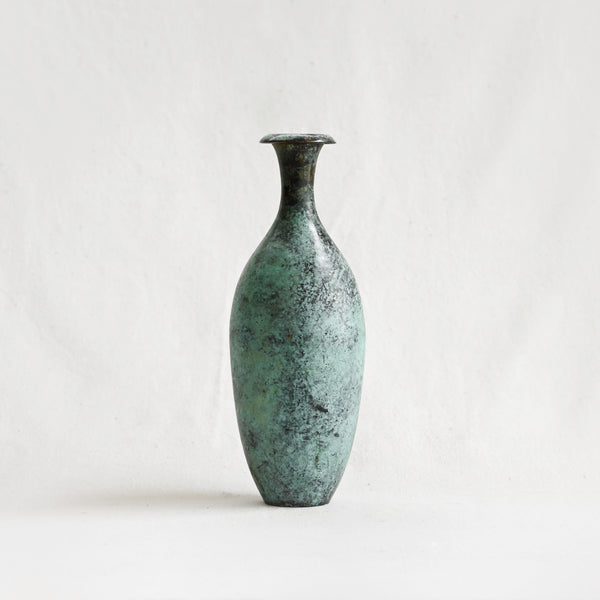 Vintage Patinated Metal Vase