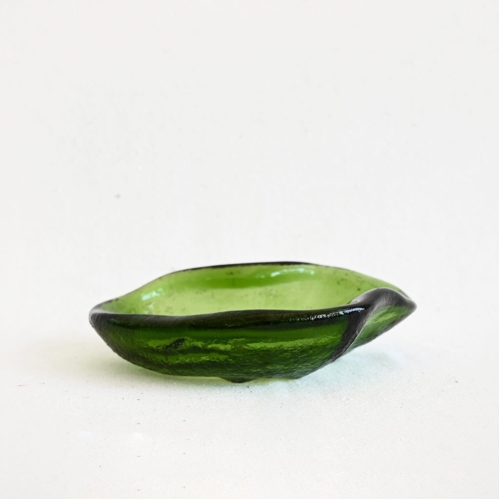 Abstract Green Dish
