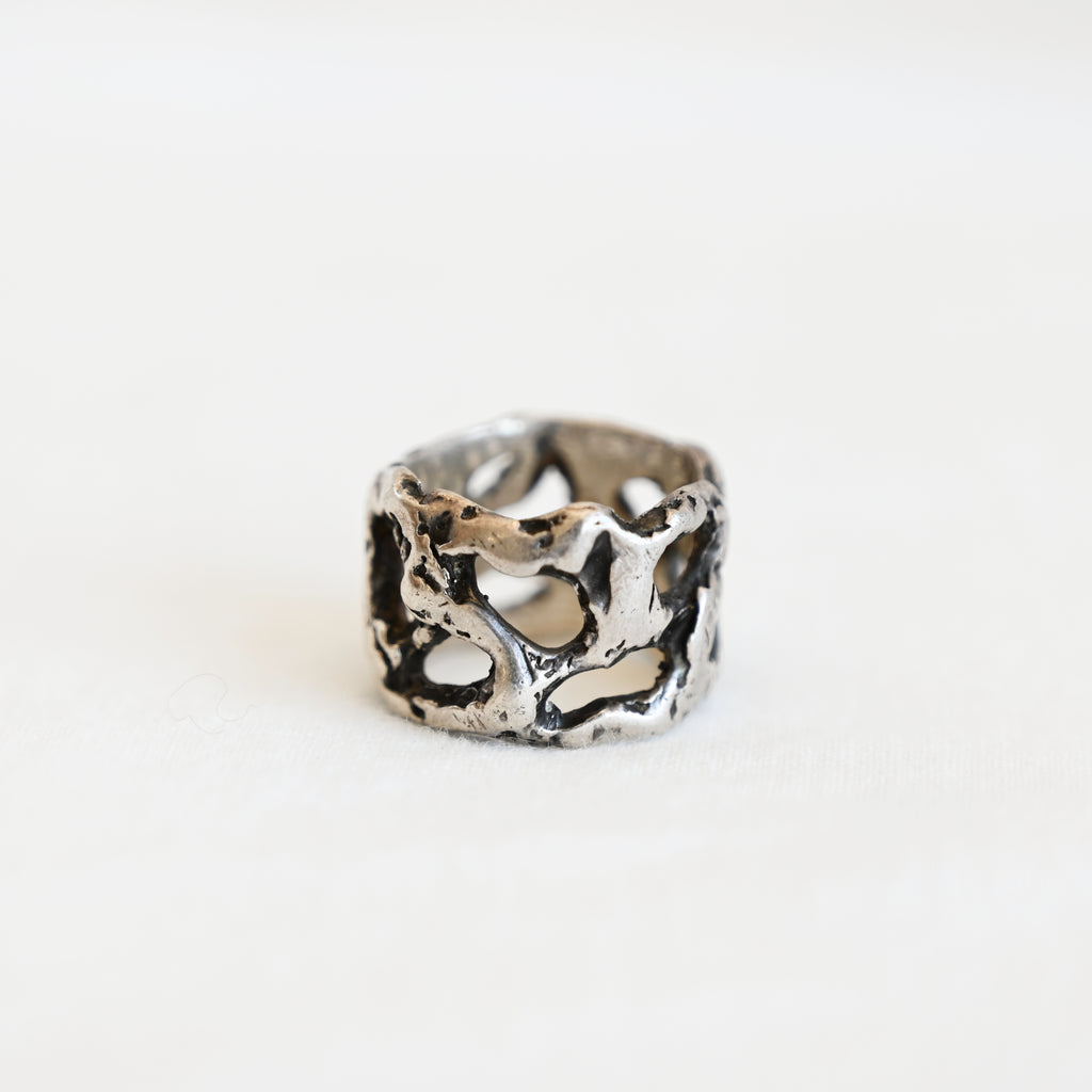Vintage Organic Silver Ring