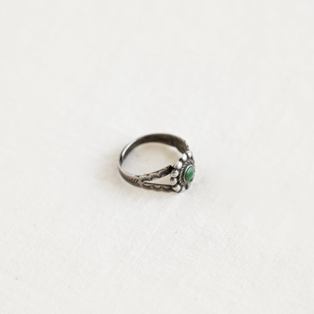 Vintage Adjustable Turquoise Ring