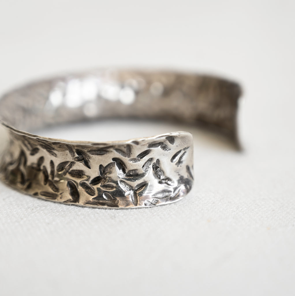 Vintage Sterling Silver Cuff