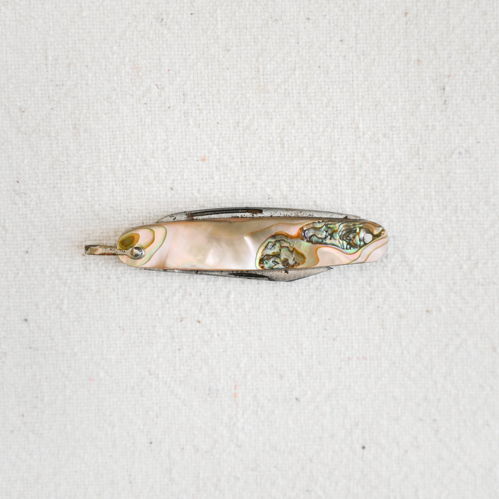 Vintage Abalone Knife Pendant