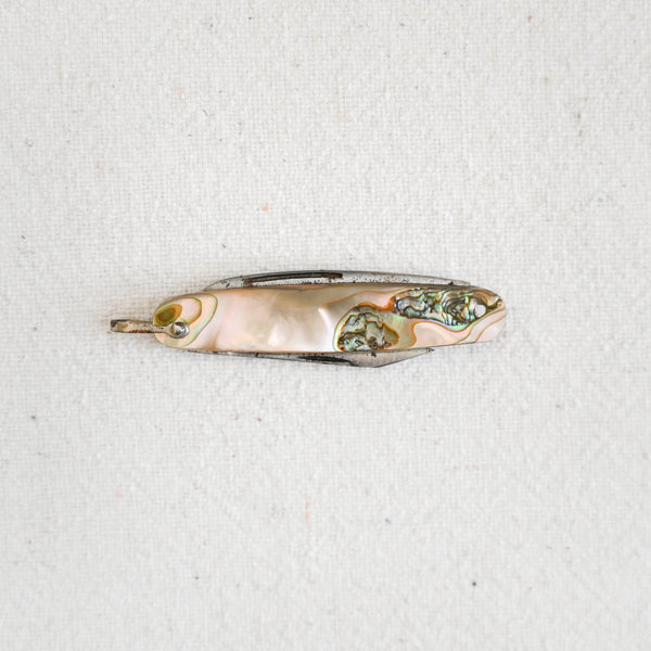 Vintage Abalone Knife Pendant