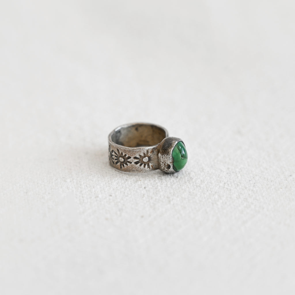 Vintage Sterling Silver Turquoise Ring