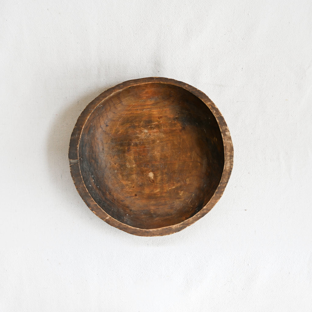 Vintage Wood Bowl