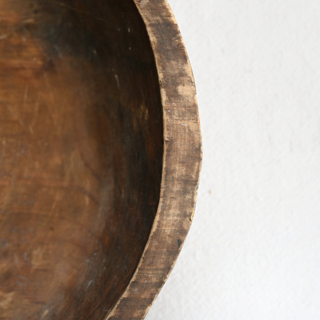 Vintage Wood Bowl