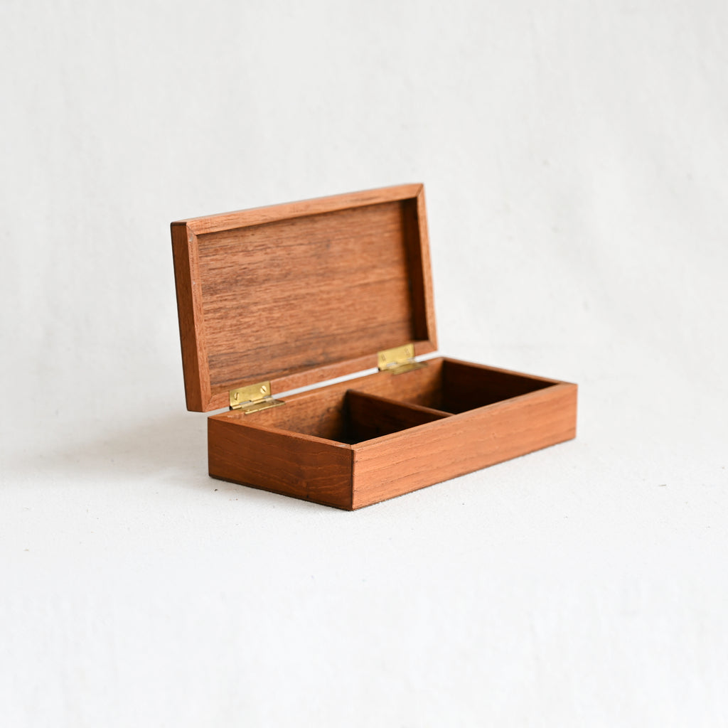 Vintage Danish Teak Lidded Box