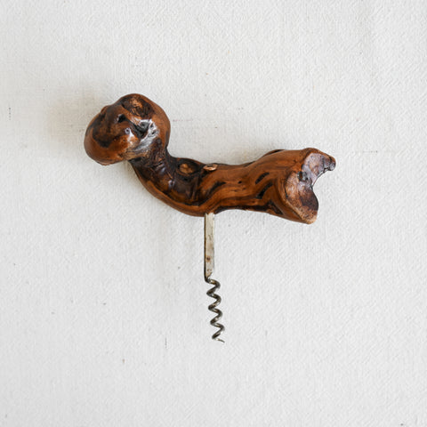 Vintage Wood Corkscrew