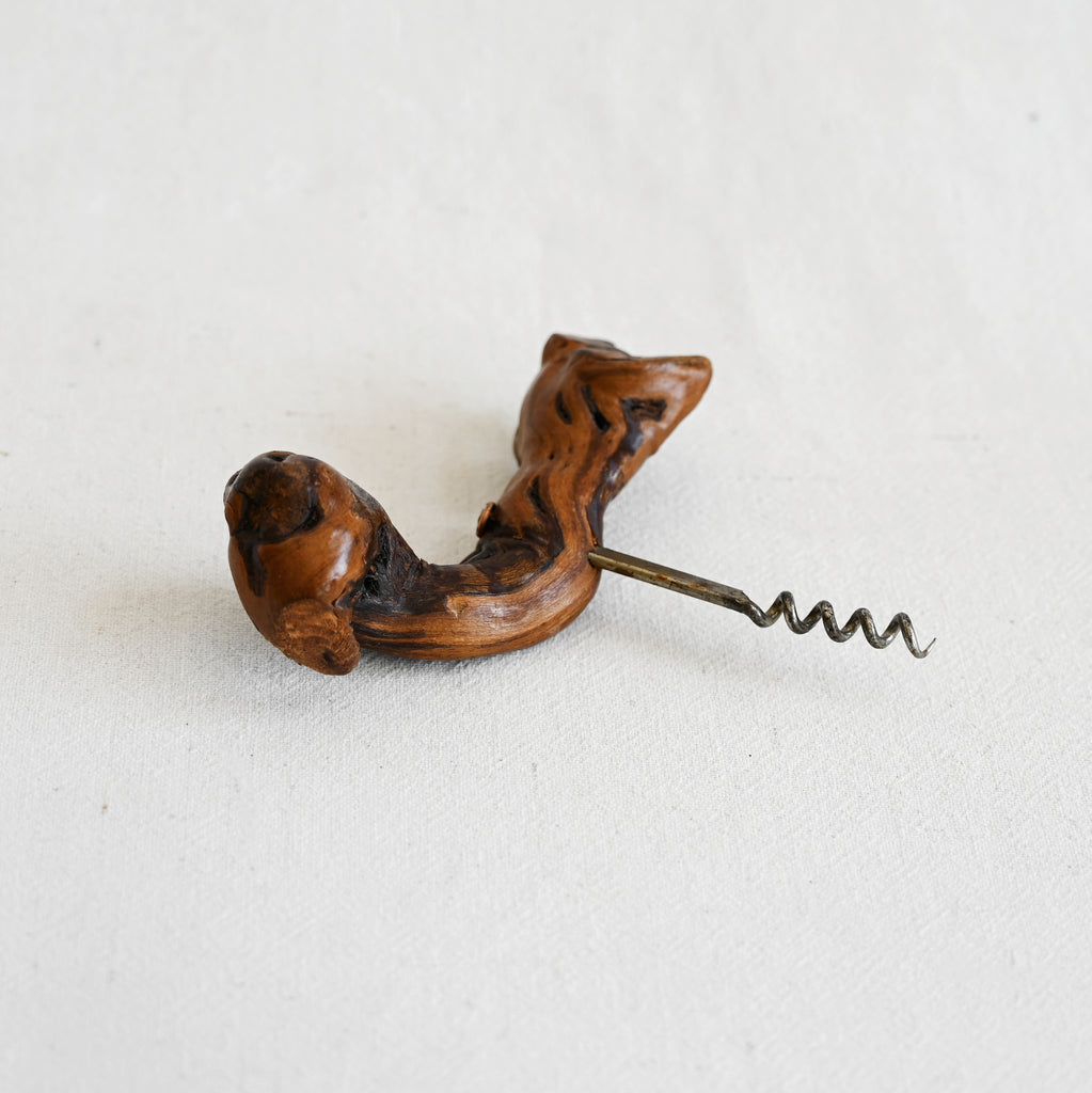 Vintage Wood Corkscrew