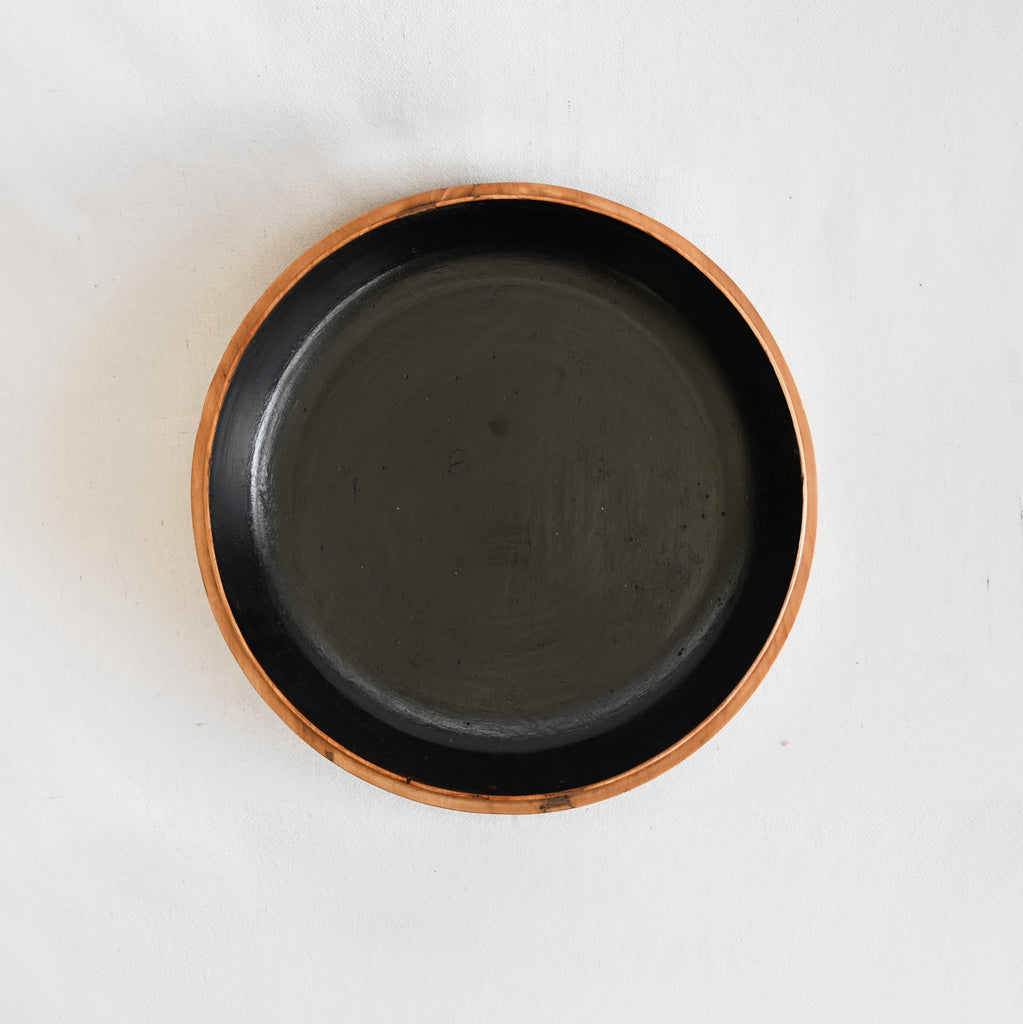 Oversized Vintage Wood Lidded Container